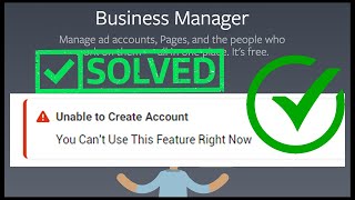 Facebook Business Manager Error Fixed || Unable to create account || Ahmad Basit