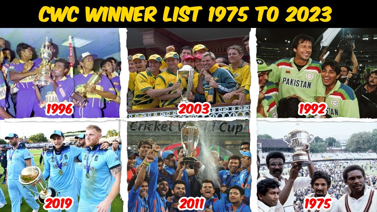 icc-world-cup-winner-team-list-from-1975-to-2023-youtube