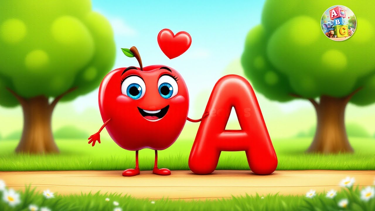 A is for Apple! ABC Phonics Song for Little Learners | Fun Alphabet ...