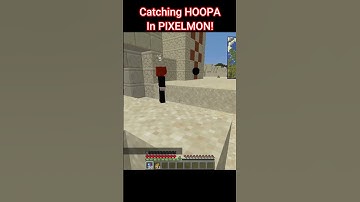 CATCHING HOOPA IN PIXELMON! 😱😱😱 (Minecraft Pixelmon Short) #minecraft #pixelmon #shorts
