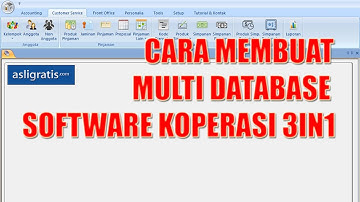 CARA MEMBUAT MULTI DATABASE SOFTWARE KOPERASI 3IN1