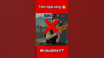 Tdm tips and tricks master 😳ll Tdm tips king 👑 ll #shorts #youtubeshorts #bgmi #pubgmobile #tips