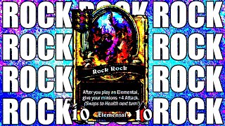 THIS ROCK ROCK ELEMENTAL BUILD IS DEEP FRIED BABY! - Hearthstone Battlegrounds