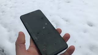 Samsung Galaxy a32 snow test