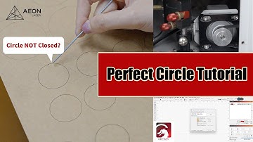 Circle NOT Closed? | Perfect Circle Tutorial | CO2 Laser Cutter | LightBurn