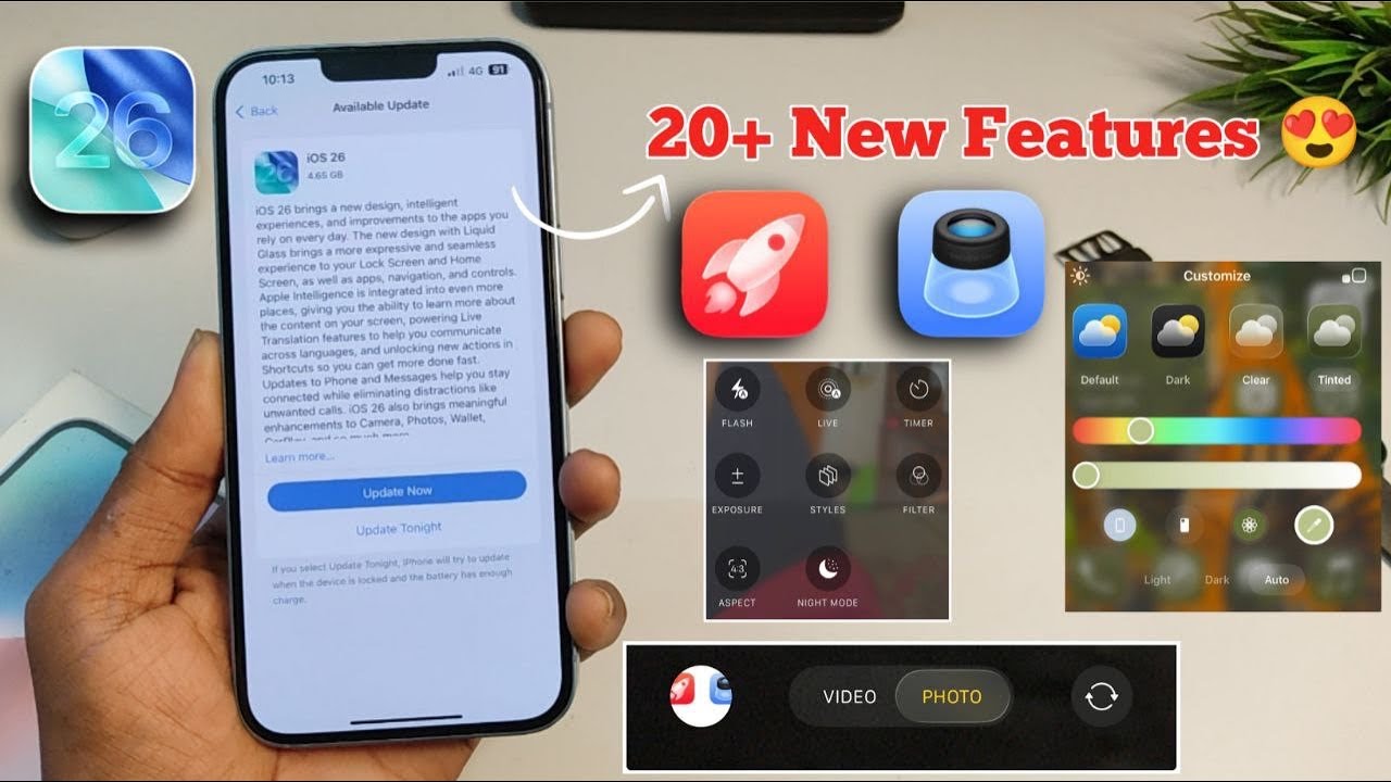 iOS 26 New Top 20+ New Features 🔥 | Complete Guide to All Updates