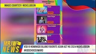 #SB19 NOMINADO BILANG Favorite Asian Act NG 2024 NICKELODEON #KidsChoiceAwards