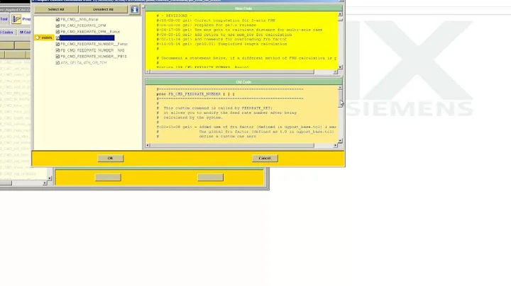 Siemens NX10 Postbuilder Support Answer - Set Rotary Move Feedrates