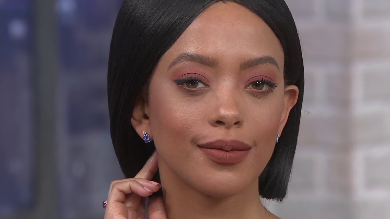 Oval Tanzanite and Diamond Stud Earrings, 14K on QVC