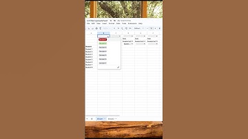 How to create dropdown menus in Google Sheets
