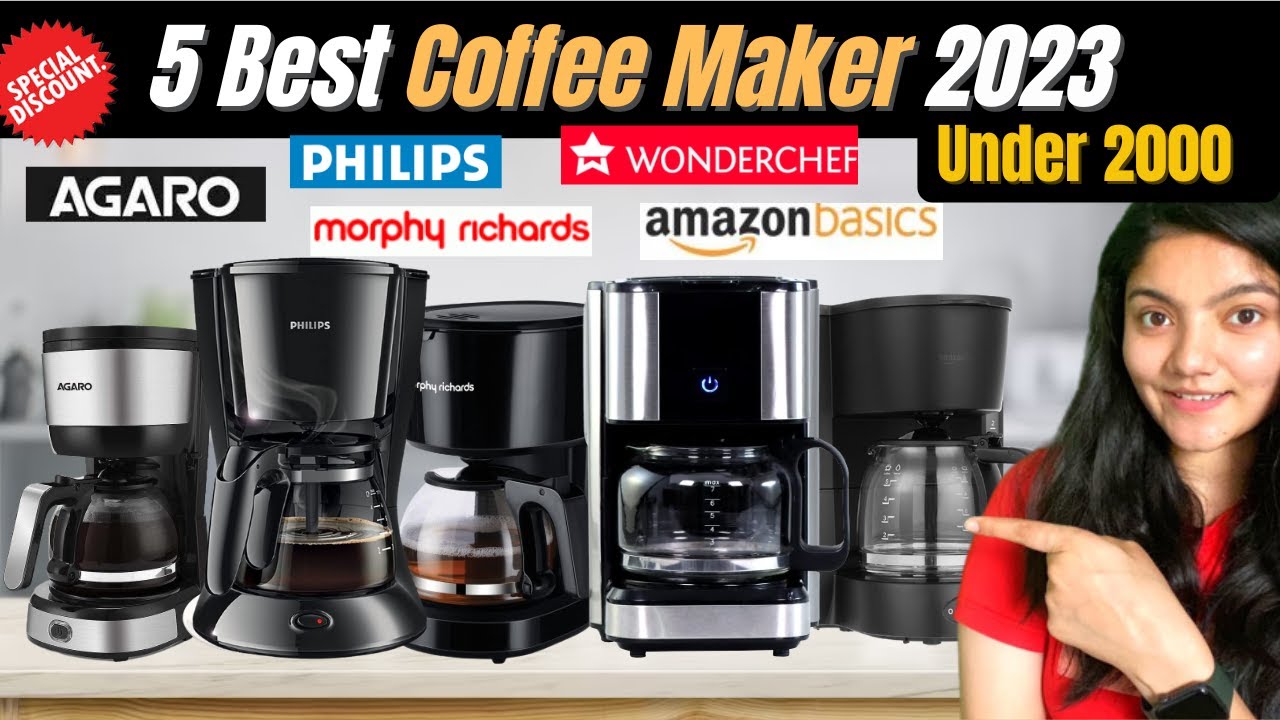 Top 5 Best Coffee Maker Machine in India 2024 Under 2000 Best Drip