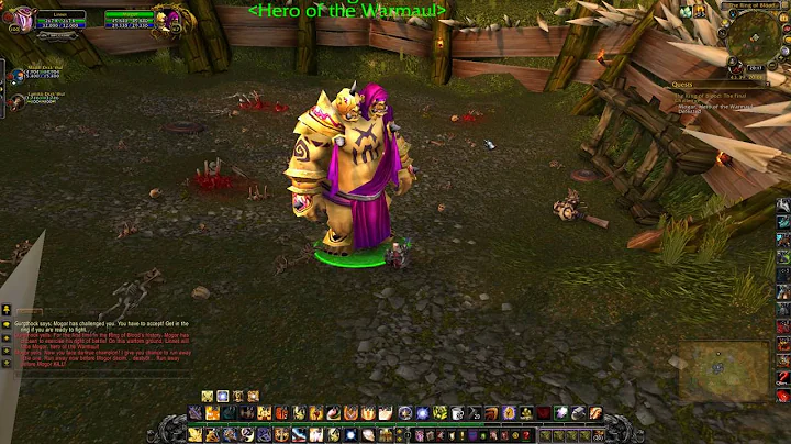The Ring of Blood The Final Challenge Quest ID 9977 Playthrough Nagrand