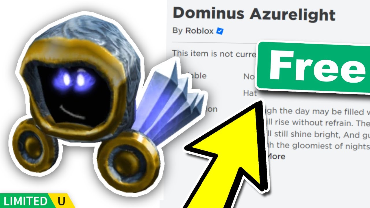 RBXNews on X: The Roblox Dominus Azurelight now has an owner. Here's how  they got it.  / X
