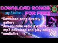 How to download songs to gallery for free,youtube mp3 play online