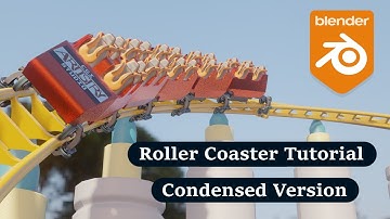 Making a Roller Coaster in Blender (Condensed Version)