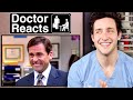 Doctor Reacts To "The Office" Medical Scenes