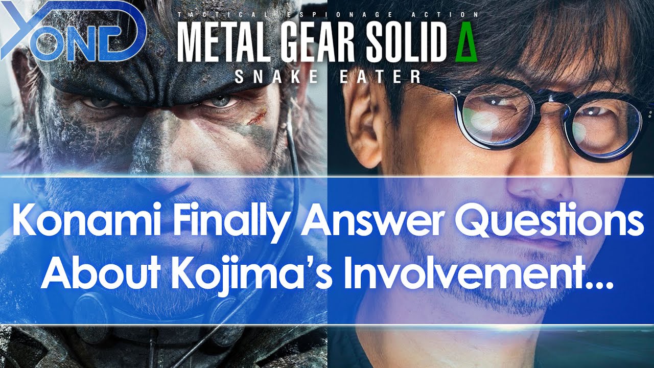 Hideo Kojima isn't involved in Metal Gear Solid 3's remake, Konami