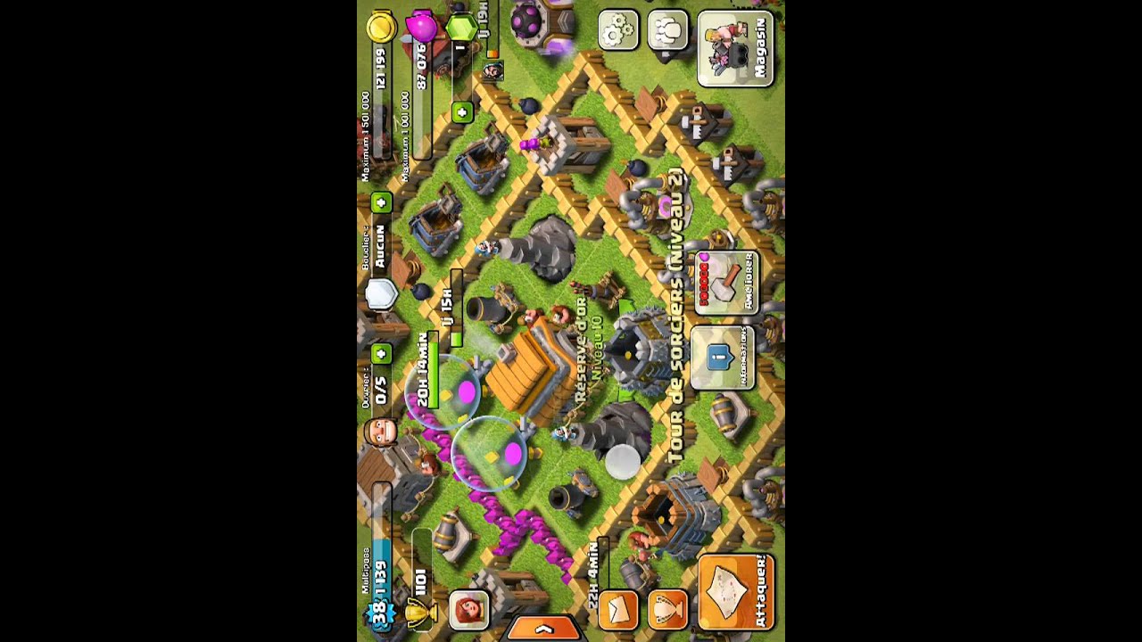 Clash of Clans HDV 6 comment faire un super village - YouTube