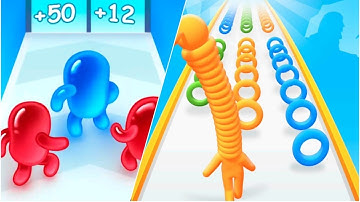 Lonh neck Run vs Join Blob Clash 3D on Android ios