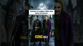 Which Actor had More Pressure: Michael Keaton as Batman or Heath Ledger as Joker? #Joker #Batman @TheKristianHarloff