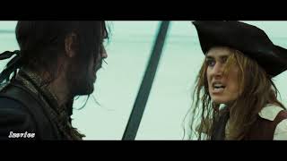 Pirates of The Caribbean 2 (2006) - Captain Jack Sparrow Funny Moments