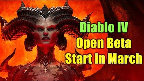 Diablo 4 Open Beta Begins in March, the Hype is REAL!