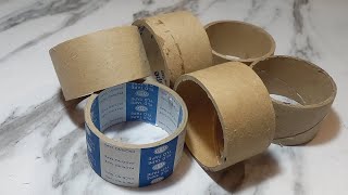 : Turn unnecessary duct tape bushings into the right thing for home, simply and easily. DIY crafts.