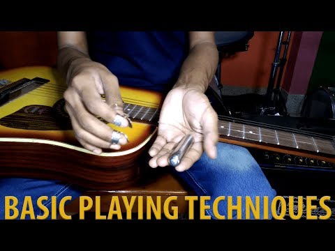 Hawaiian Guitar Tutorial-BASIC PLAYING TECHNIQUES