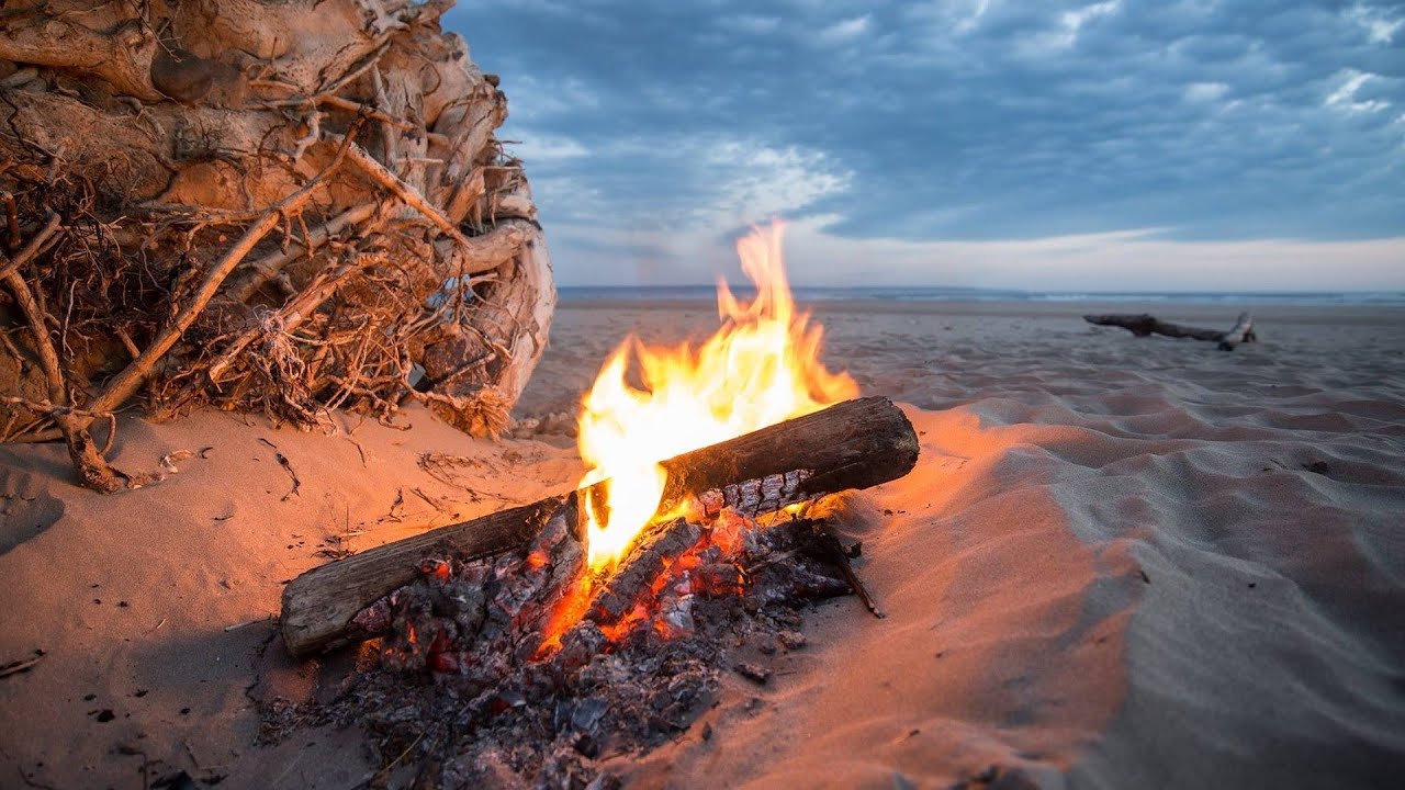 Relax to the Natural Sounds of an Open Fire