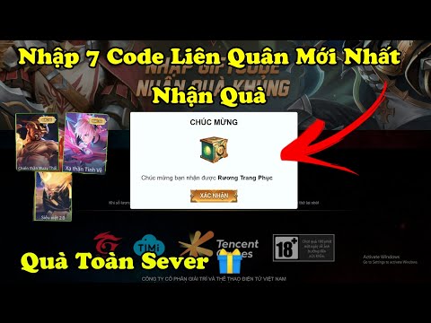 Video Giftcode Liên Quân | Nhập 7 Code Mới Nhất Nhận Rương... - youtube