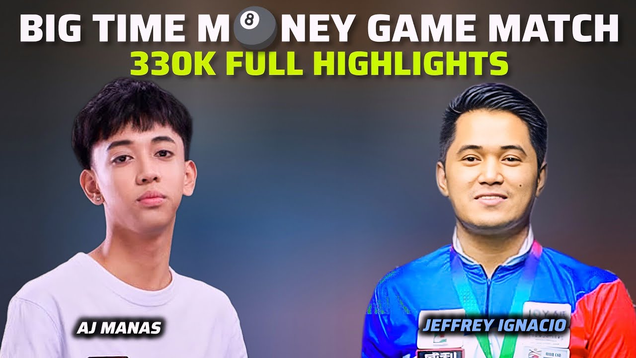Aj Manas 🆚 Jeffrey Ignacio | 10 BALL Parehas Desisyon Game 330K | Full Game Highlights