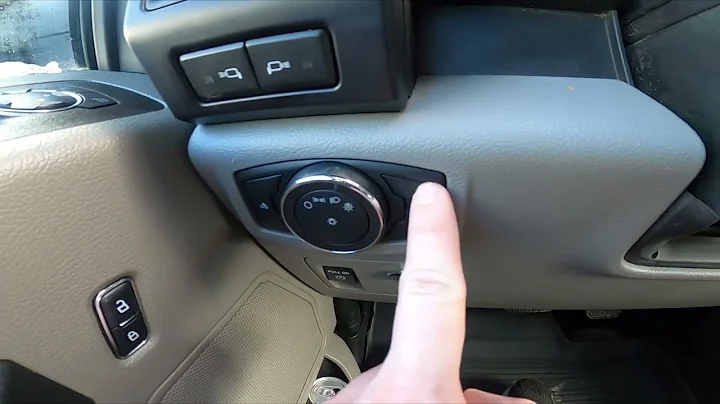How to Change Speedometer Brightness Level in Ford F150 XIII Gen ( 2014 - now )  - Adjust Brightness