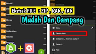 Cara Mengekstrak File Di Android Mudah Banget ( ZIP , RAR ,TAR ) screenshot 3