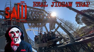 JIGSAW'S ROLLERCOASTER TRAP | SAW - The Ride | IRL SAW TRAP
