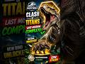I Completed The FINAL Clash of Titans Mission! 😱 | #jurassicworld #dinosaur #gamingshorts #shorts