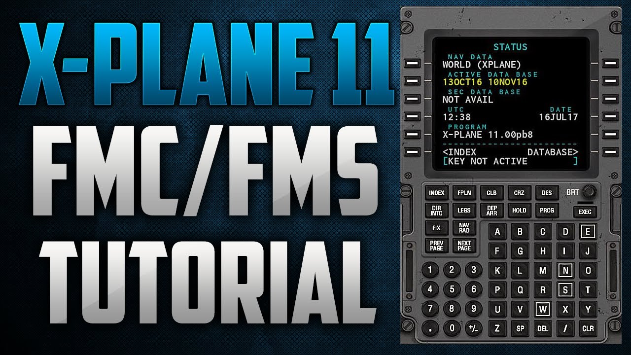 X-Plane 11 - Flight Management Computer - YouTube