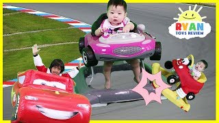 Babies and Kids Racing Cars 3 Lightning McQueen and Disney Surprise Toys Collection Opening