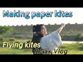 Winter is coming to end and spring is coming be a paper kite and fly a kite relaxed healing life