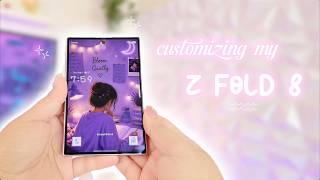 First Z Fold 8 Theme Customization 💗 + First Settings You NEED to Change! screenshot 4