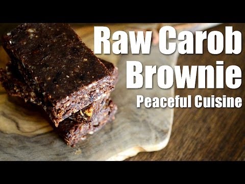 Raw Carob Brownie (Raw vegan) ☆ ローキャロブブラウニーの作り方
