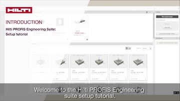 HOW TO: Hilti PROFIS Engineering Setup