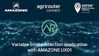 AMAZONE & xarvio - Variable crop protection application with AMAZONE UX01 // agrirouter connect screenshot 2