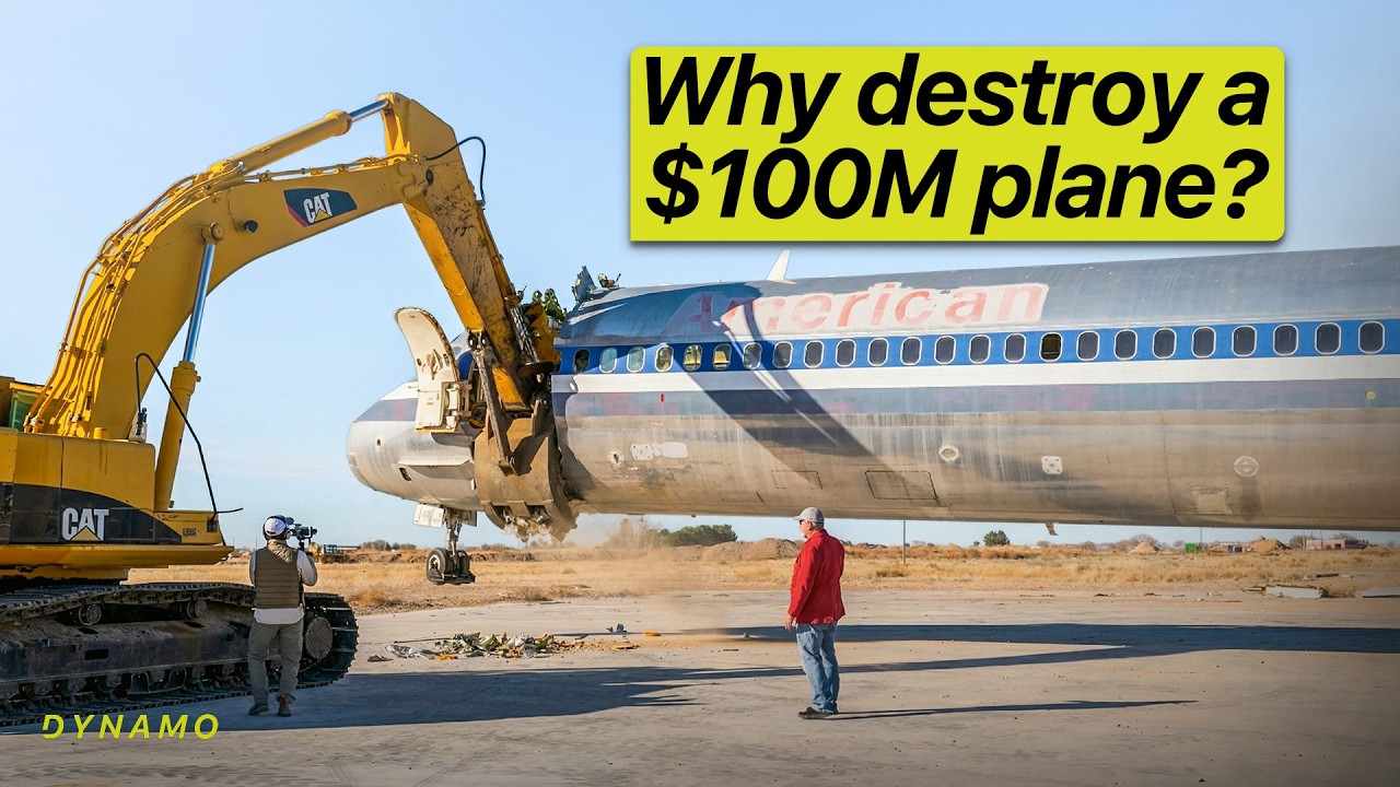 This Plane Is Brand New. Why Are They Destroying It?