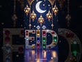 Eid Mubarak 2025 3D Gemstone Eid Greetings Stunning Eid Status Video