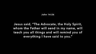 The Advocate Within: Embracing the Holy Spirit's Power