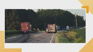 One person dead in Suffolk tractor trailer-vehicle crash
