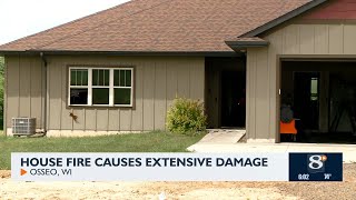 Osseo house fire causes excessive damage