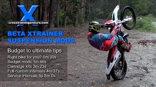 Beta Xtrainer suspension mods: budget to ultimate solutions︱Cross Training Enduro