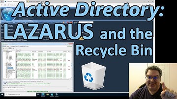 LAZARUS and the Active Directory Recycle Bin