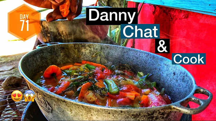 || day 71 Danny chat and cook pumpkin rice and ste...